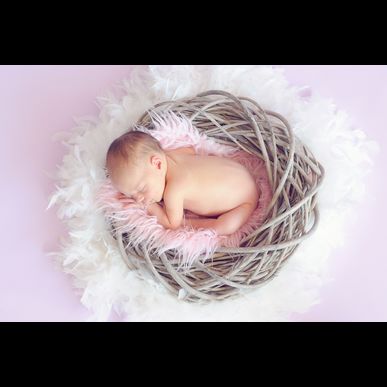 みなかみ町の当床屋で赤ちゃん筆